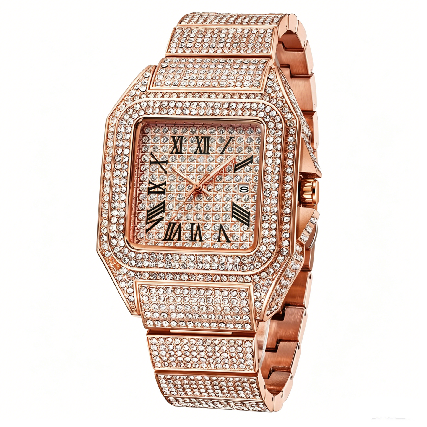 🔥 BUT 2 GET 10% :✨Luxury Square Rhinestone Watch – Elegant Sparkle for Every Occasion✨