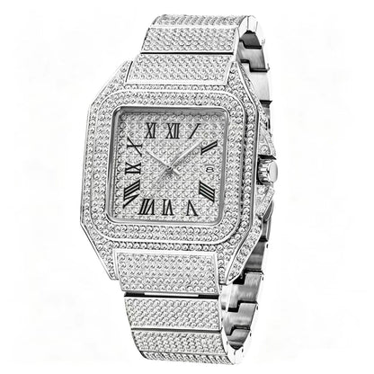 🔥 BUT 2 GET 10% ：✨Luxury Square Rhinestone Watch – Elegant Sparkle for Every Occasion✨
